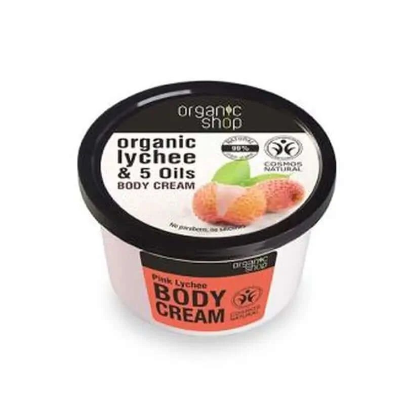 Organic Shop Cremă de corp Pink Lychee 250Ml.
