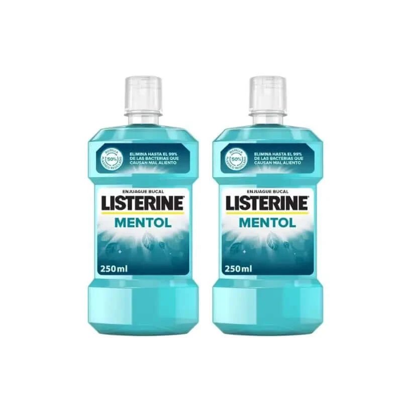 Listerine Mentol Apă de gură Pachet 2 x 250 ml