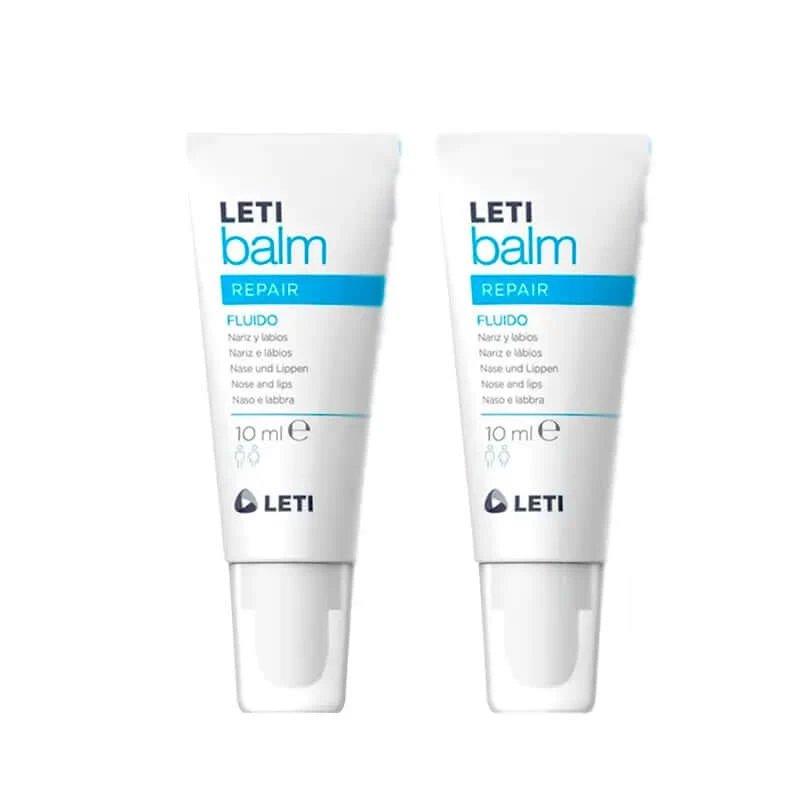 Letibalm Pachet fluid reparator pentru nas și buze, 2 x 10ml