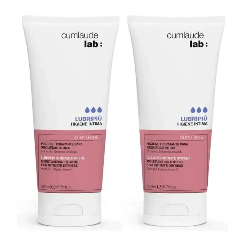 Cumlaude Lab Lubripiù Igienă intimă Oleo Milk, pachet 2 x 200 ml