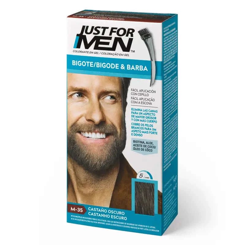 Just For Men Mustață și barbă maro închis