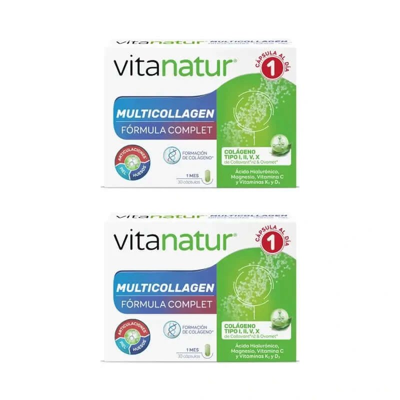 Vitanatur Multicollagen Formula completă, 2X30 Capsule