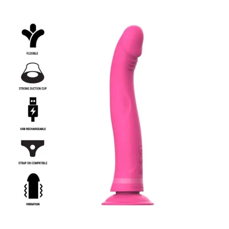 Intense Michelangelo Dildo Vibrator silicon roz