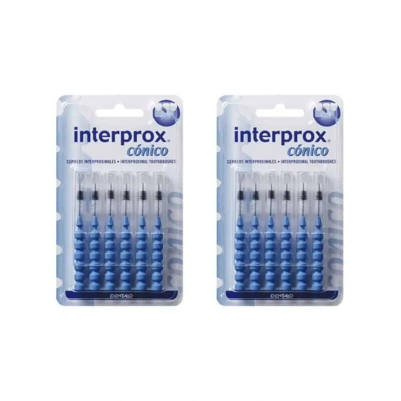 Interprox Interproximal periuță de dinți conică, 2X6 unități