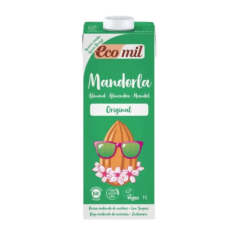 Nutriops Ecomil Mandorla Almond Bio , 1 litru