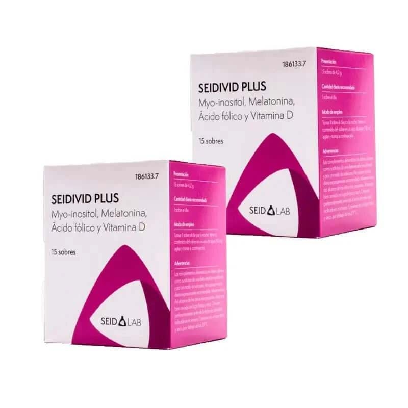 Pachet 2 X Seidivid Plus, 15 pliculețe