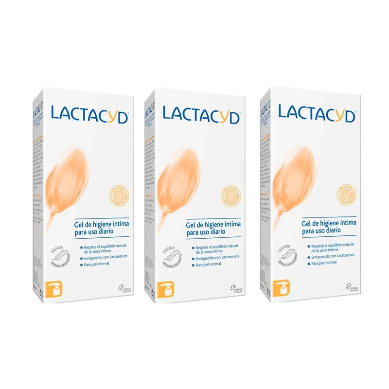 Lactacyd Triplo Gel de igienă intimă Utilizare zilnică 3 x 200 ml