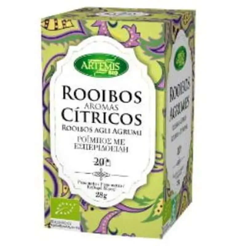 Artemis Bio Tea Rooibos Citrus Tea Tea Tea fără ceai Infuzie 20Sachets.