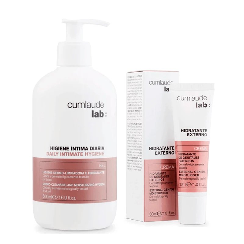 Cumlaude Lab Pachet igienă intimă 500Ml + Cremă hidratantă externă 30 Ml
