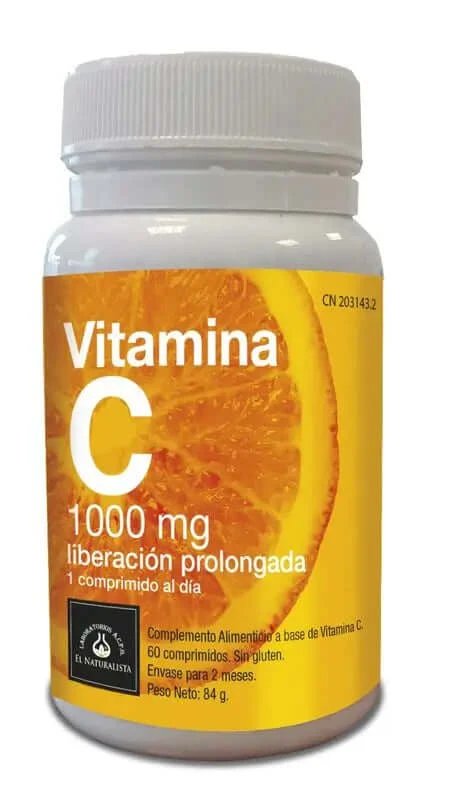 El Naturalista Vitamina C - 1.000 Mg, eliberare prelungită , 60 comprimate