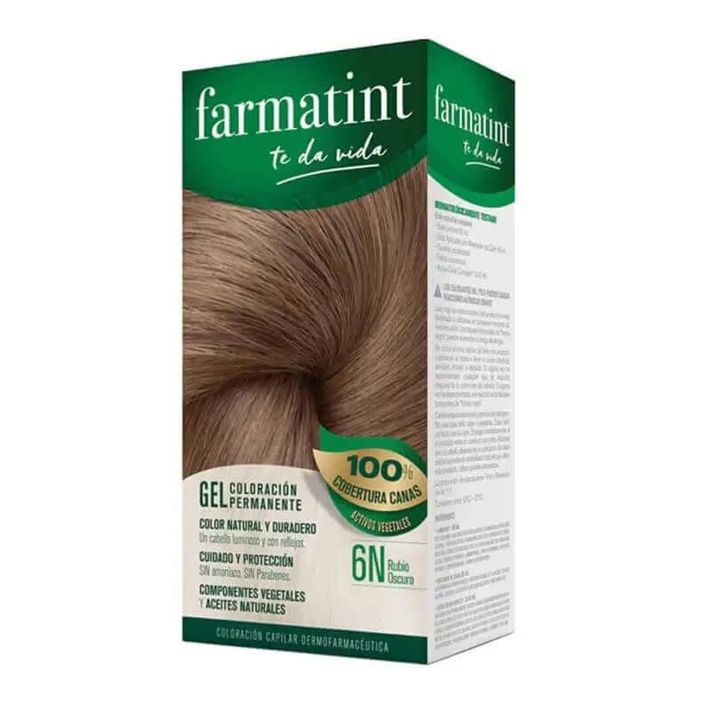 Gel de colorare permanentă Farmatint 6N Blond închis