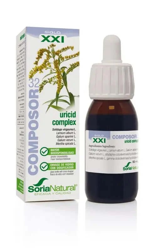 Soria Natural Composor 32 Complex Uricid S Xxi, 50 Ml