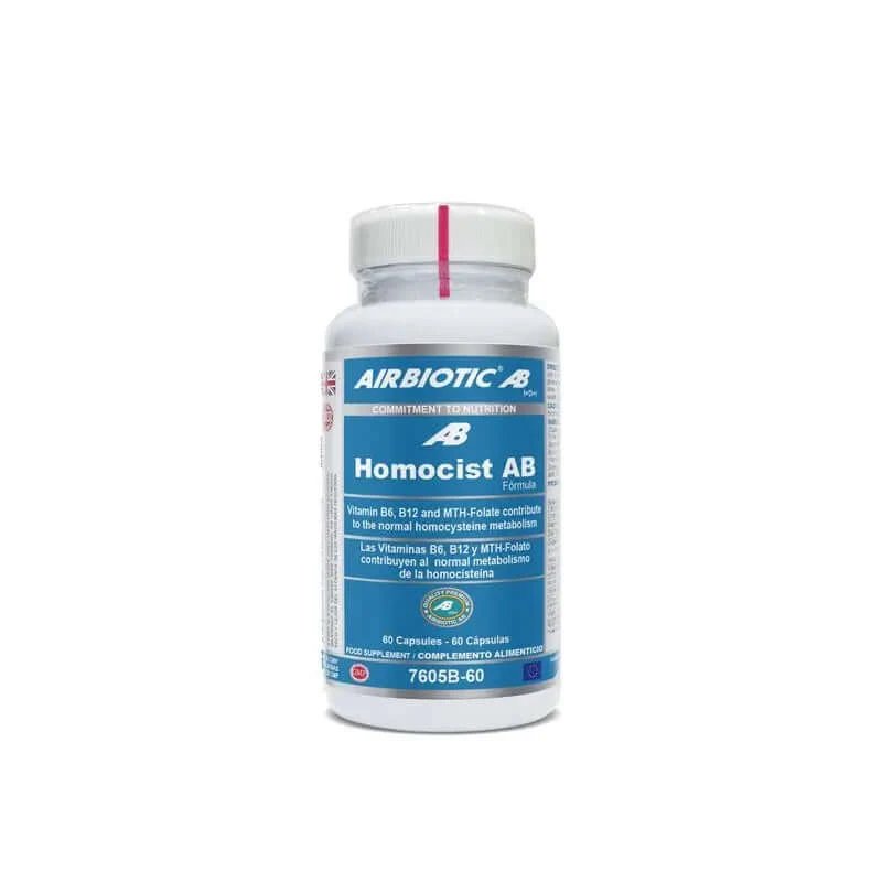 Airbiotic Homocist Ab Complex cu B9, 60 Capsule