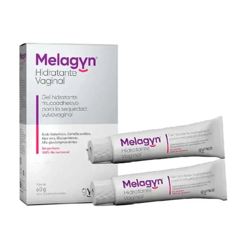 Melagyn Gel hidratant vaginal Pachet 2 x 60 g