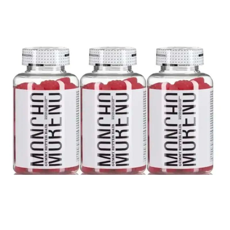 Moncho Moreno Gummys Better Hair, pachet 3 x 60 unități