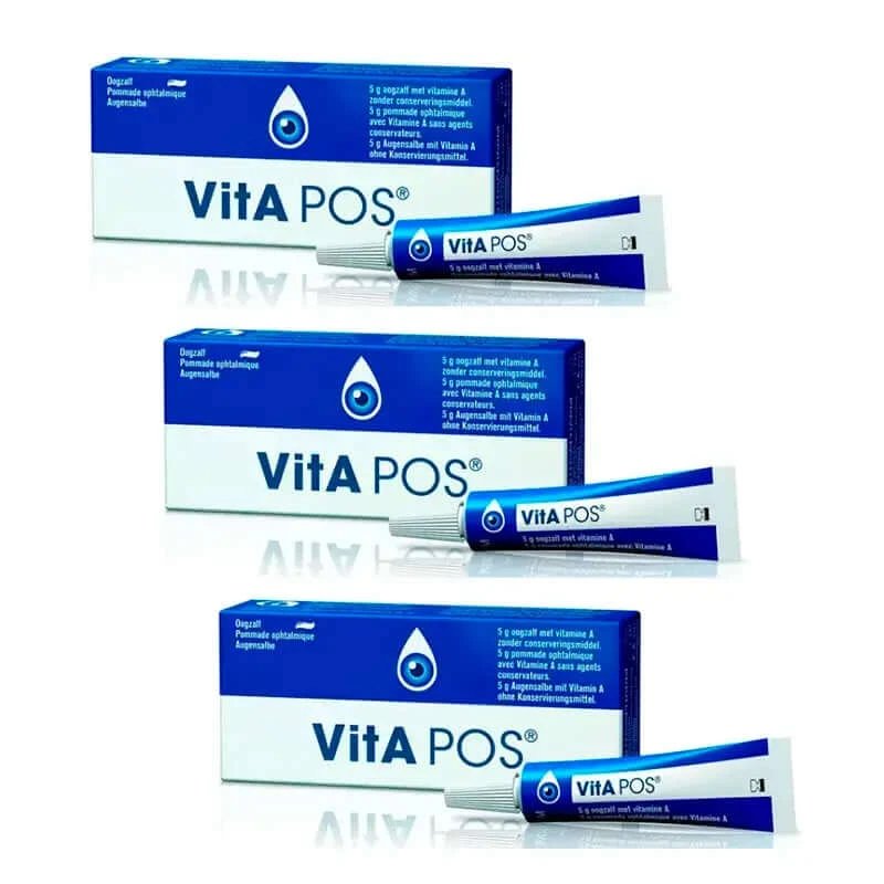 Vita-Pos Unguent oftalmic, pachet de 3 x 5 g