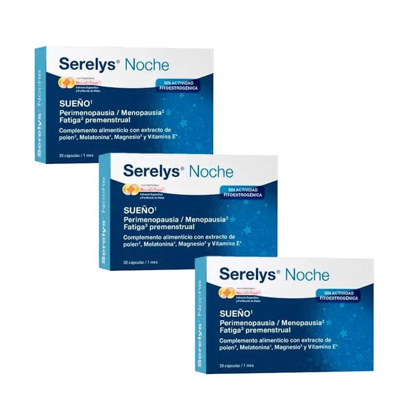 Serelys Supliment alimentar de noapte, pachet 3x30 capsule
