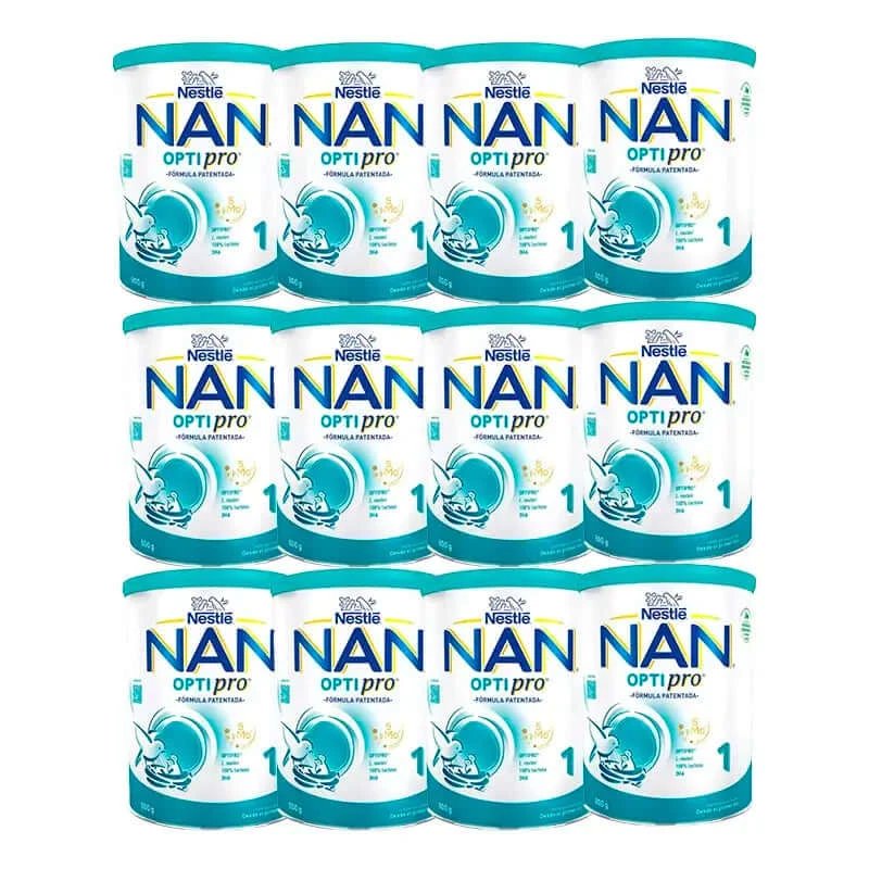 Nestlé Nan Optipro 1 Lapte pentru începători, 12X800 g