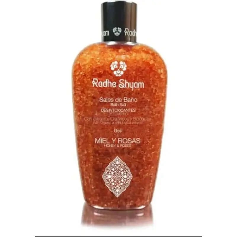 Radhe Shyam Săruri de baie cu miere și trandafir , 330 gr