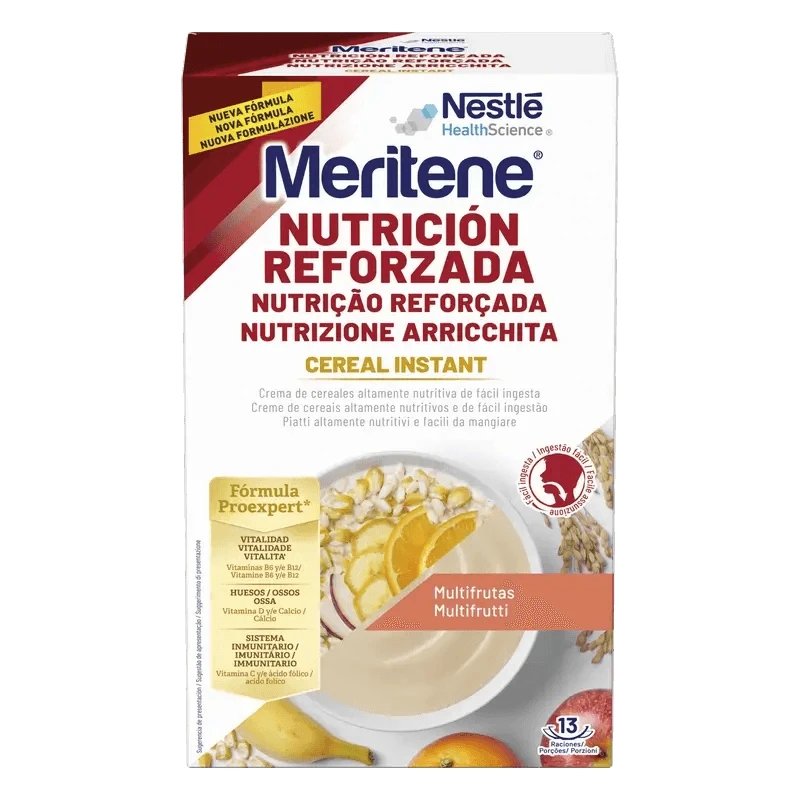 Meritene Reinforced Nutrition Cereale instant - Multifruit , 1 plic de 520 g