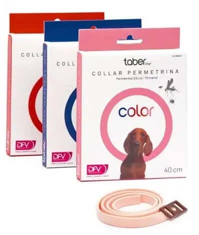 Taberdog Permethrin Collar 40 cm Red
