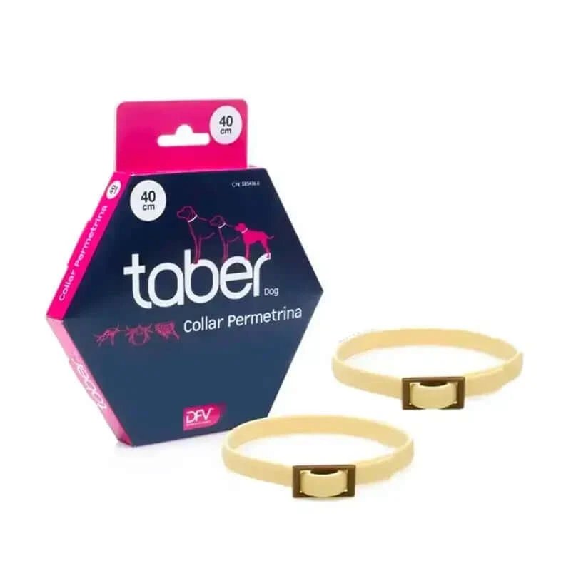 Taberdog Permethrin Collar, pachet 2 x 40Cm