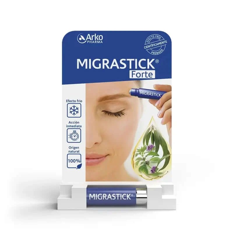 Arkopharma Migrastick Forte Roll-On Durere de cap, 3 ml