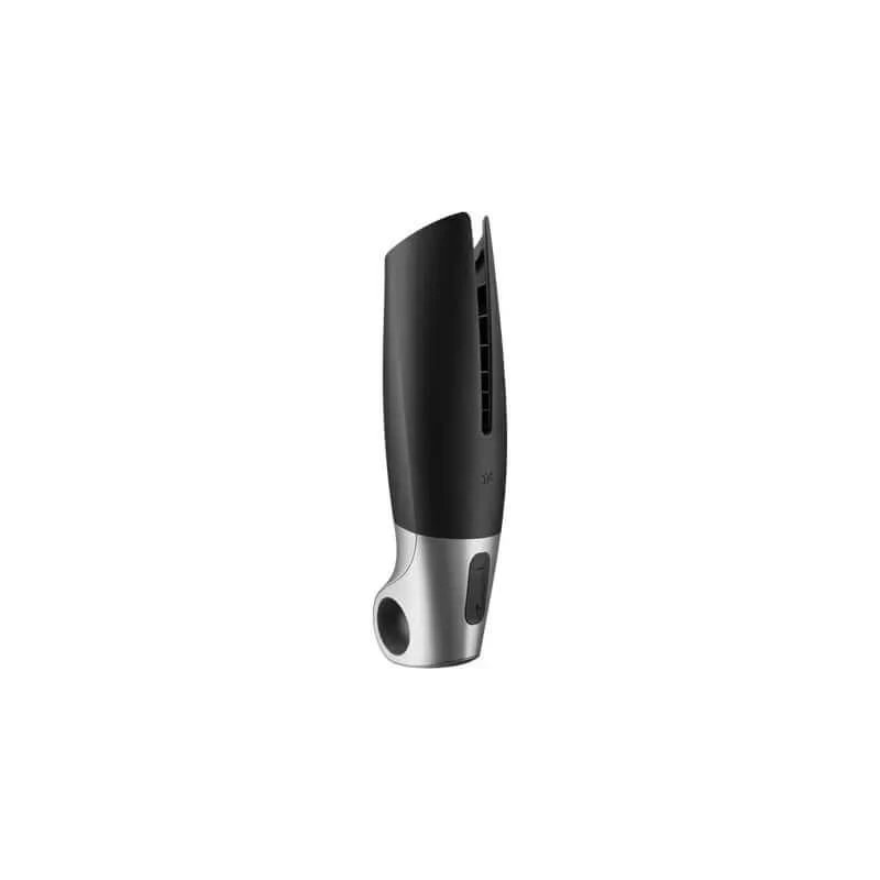 Satisfyer Power Masturbator negru și argintiu