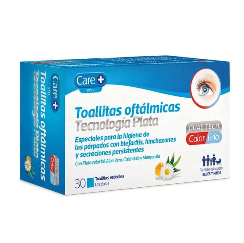 Care+ Șervețele oftalmice Silver Technology 30 unități