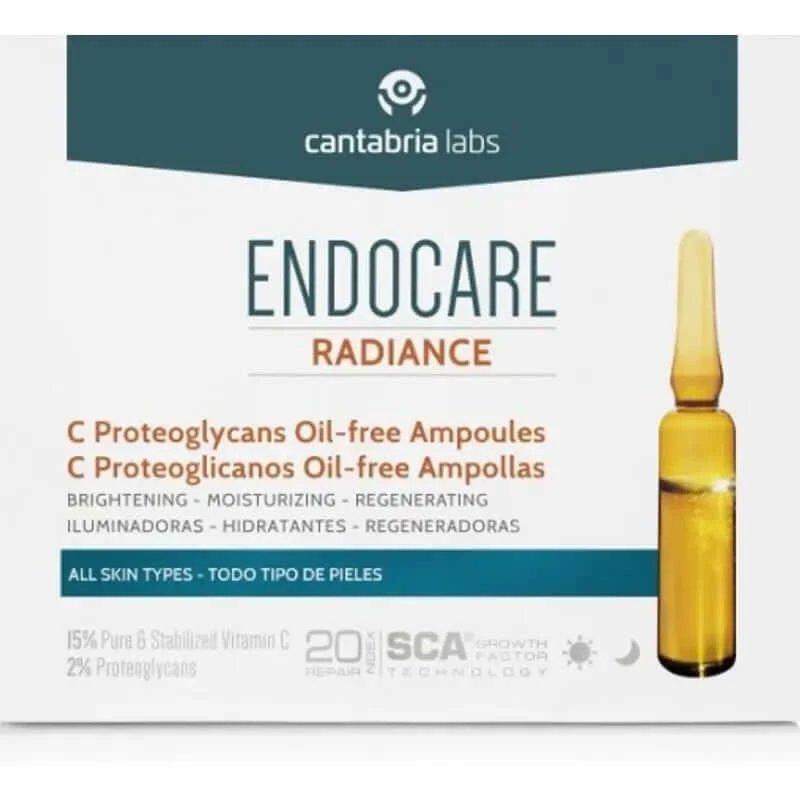 ENDOCARE Radiance C Proteoglicani fără ulei 30 fiole x 2 ml