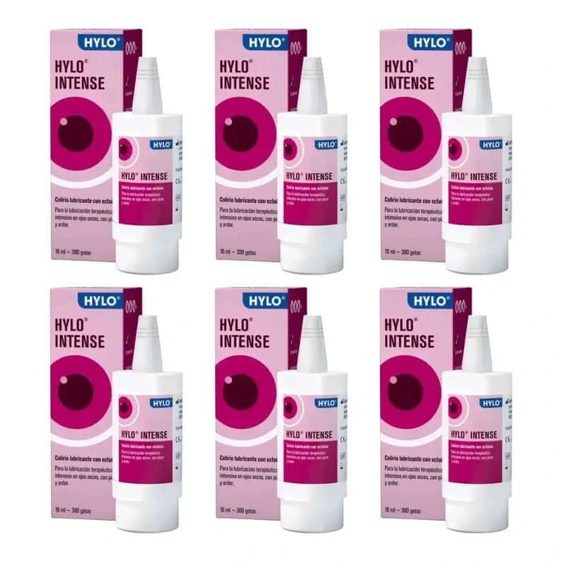 Picături oculare Hylo Intense 10 ml, pachet de 6