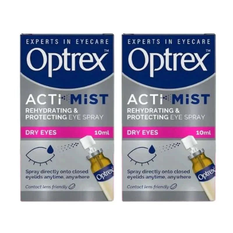 Optrex Actimist Spray pentru ochi uscați și obosiți, 2x10 ml