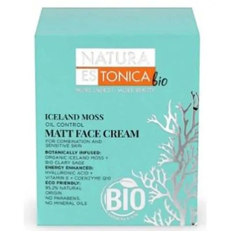 Natura Estonica Cremă facială de mușchi islandez 50Ml. Bio