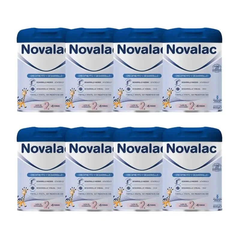 Novalac 2 Formula de lapte, pachet 8 X 800g