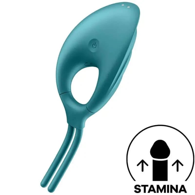 Satisfyer Ring Swordsman Inel vibrator - Verde
