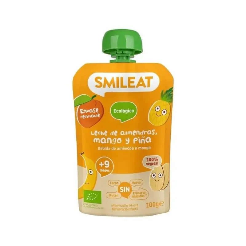 Smileat Pungă Migdale Mango & Ananas, 100 Gr