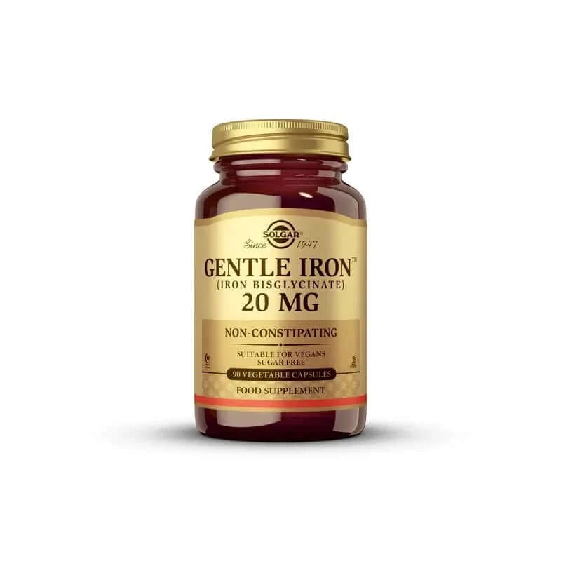 Solgar Iron Gentle 20mg, 90 capsule