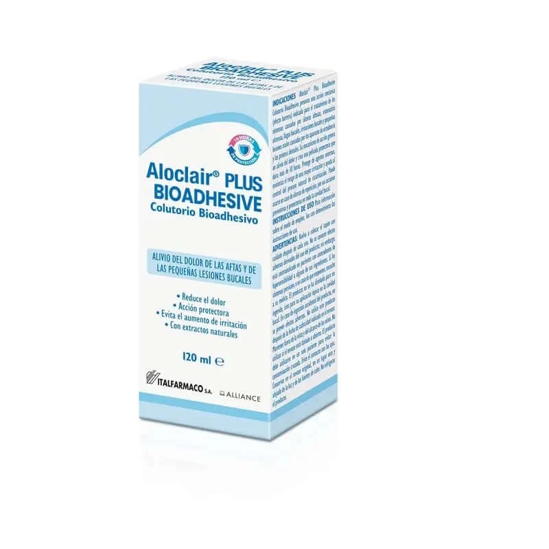 Apa de gură bioadezivă Aloclair Plus, 120 ml