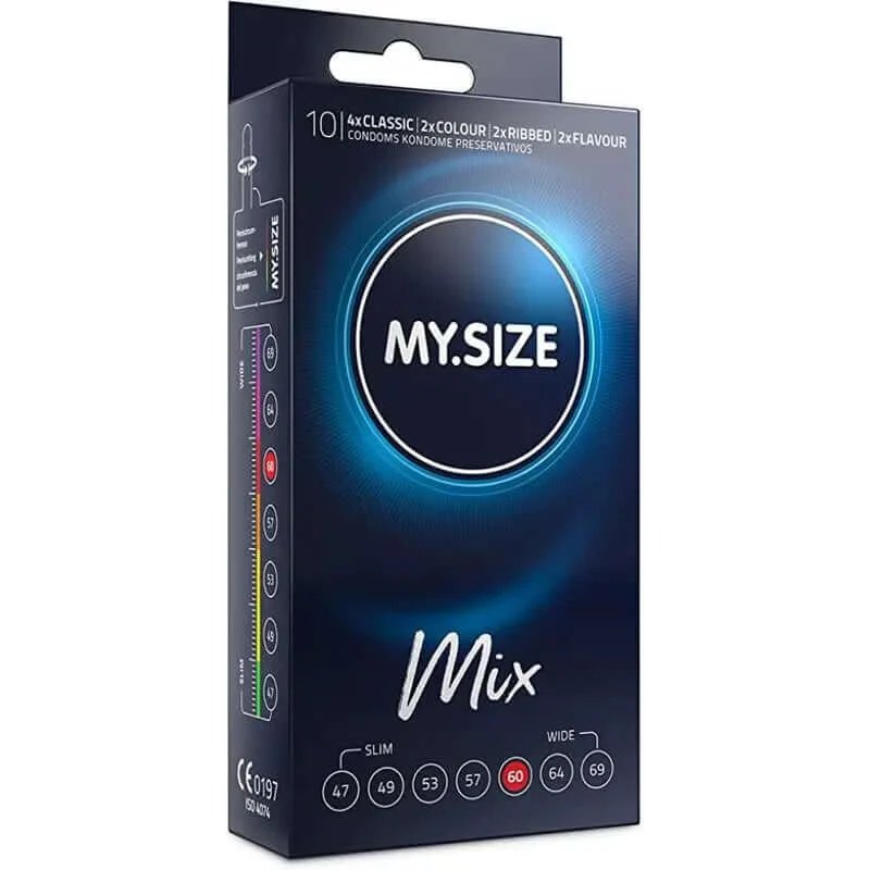 My Size Mix prezervative 60 Mm 10 unități