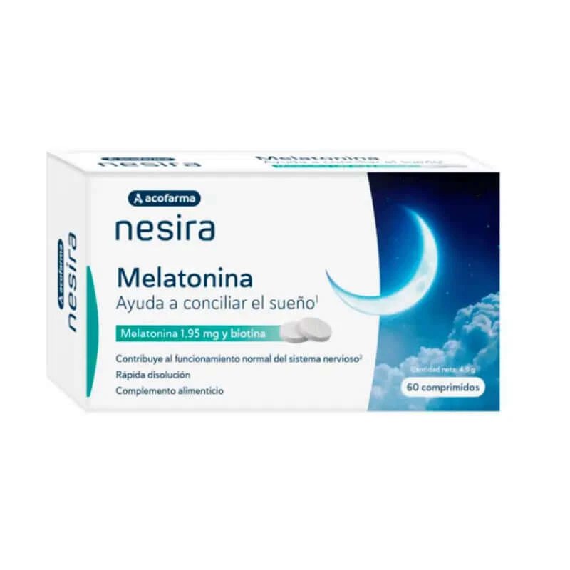 Acofar Acofarvital Melatonină 1,95 mg, 60 comprimate