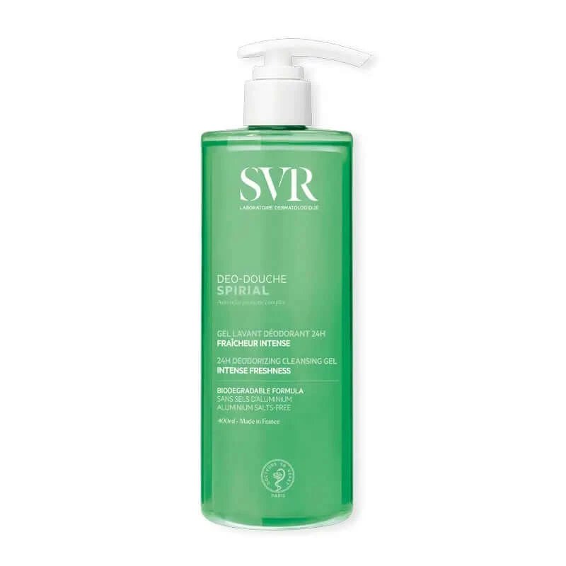 Gel de duș deodorant antiperspirant SVR Spirial, 400 ml