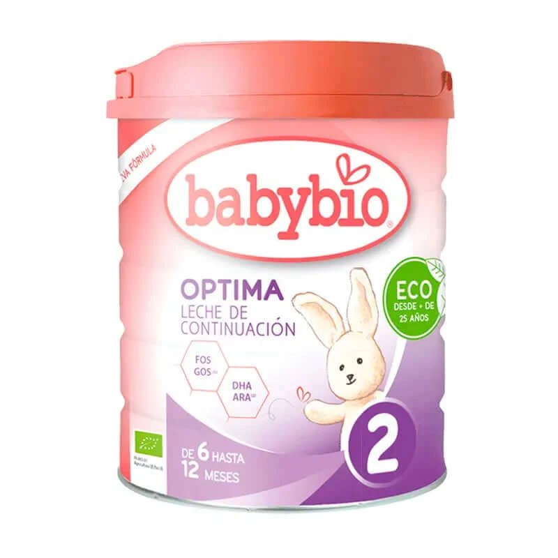 Babybio Optima 2 Lapte de vacă 0-6 luni, 800 g