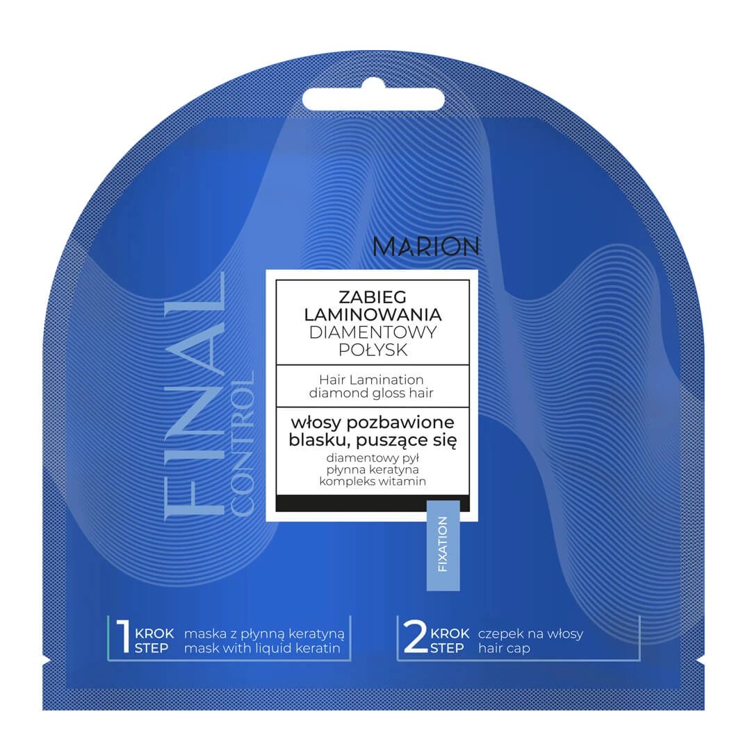 Marion, tratament de laminare, strălucire de diamant pentru păr, 2 x 10 ml
