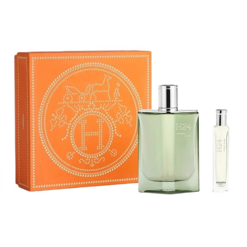 Hermes H24 Herbes Vives Set Apă de Parfum, 100 ml + Apă de Parfum, 15 ml