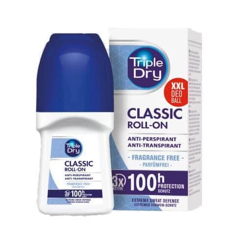 Triple Dry Roll-On Roll-On antiperspirant clasic, 50 ml
