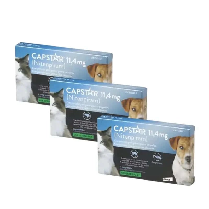 Capstar 11,45Mg Câine și pisică 1-11Kg , 18 tablete