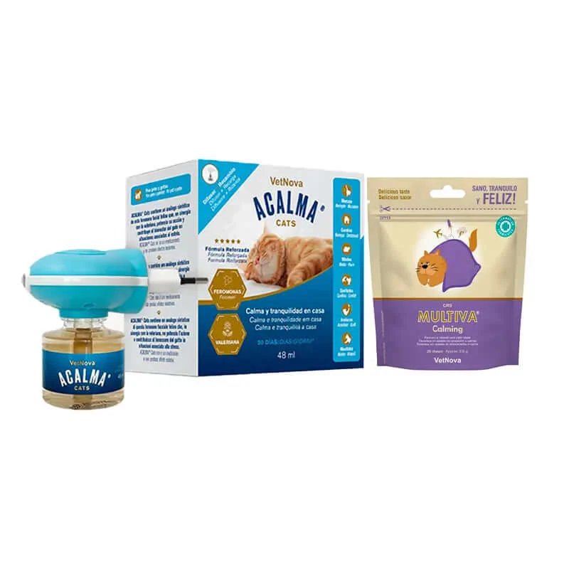 Vetnova Cats Multiva Calming + Acalma difuzor-reîncărcare 48ml