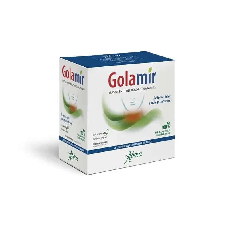 Aboca Golamir 2ACT Gât, 20 comprimate