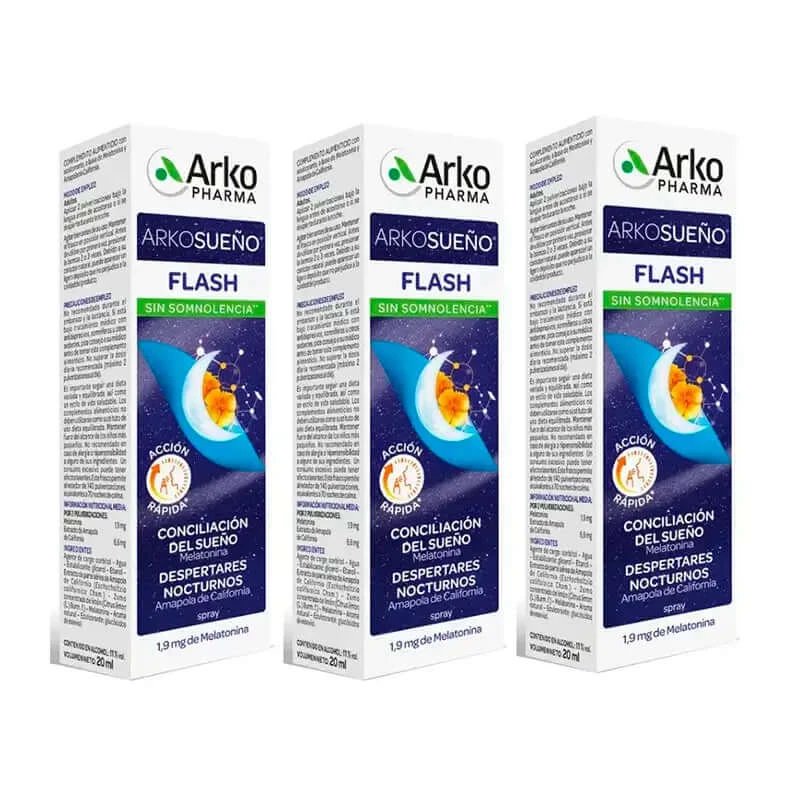 Arkopharma Arkosueño Flash Spray Sublingual, 3X20Ml