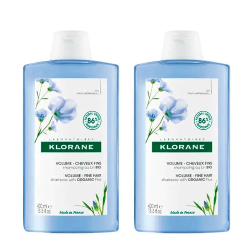 Klorane Organic Linseed Shampoo Pack, 400 ml